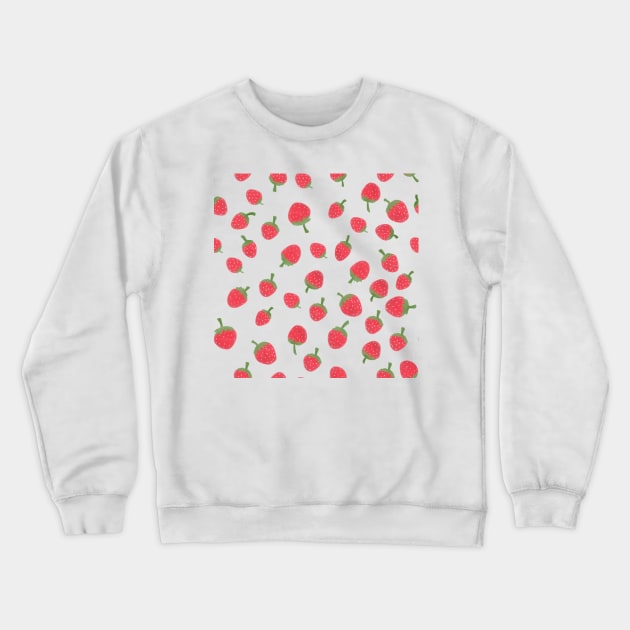 Strawberry Crewneck Sweatshirt by gusstvaraonica